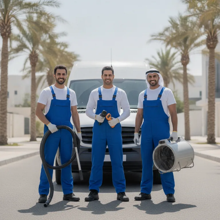 ترميم أضرار المياه فريق في مجمع دبي للاستثمار